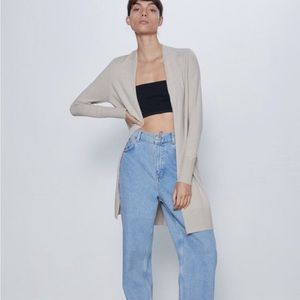 Zara Open Front Cardigan